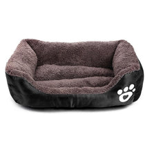 Load image into Gallery viewer, Dog Bed Mat House Pad Warm Winter Pet House Nest Dog Stripe Bed With Kennel For Small Medium Large Dogs Plush Cozy Nest