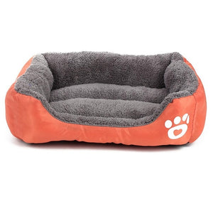 Dog Bed Mat House Pad Warm Winter Pet House Nest Dog Stripe Bed With Kennel For Small Medium Large Dogs Plush Cozy Nest