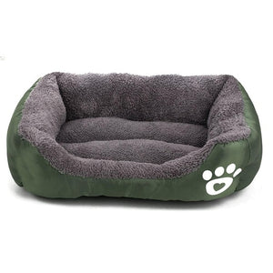 Dog Bed Mat House Pad Warm Winter Pet House Nest Dog Stripe Bed With Kennel For Small Medium Large Dogs Plush Cozy Nest