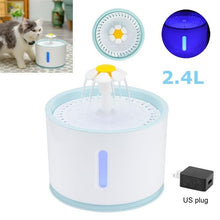 Load image into Gallery viewer, Automatic Pet Water Fountain with LED USB Powered Dog Cat Drinker Fountain Dispenser Activated Carbon Filter Replacement